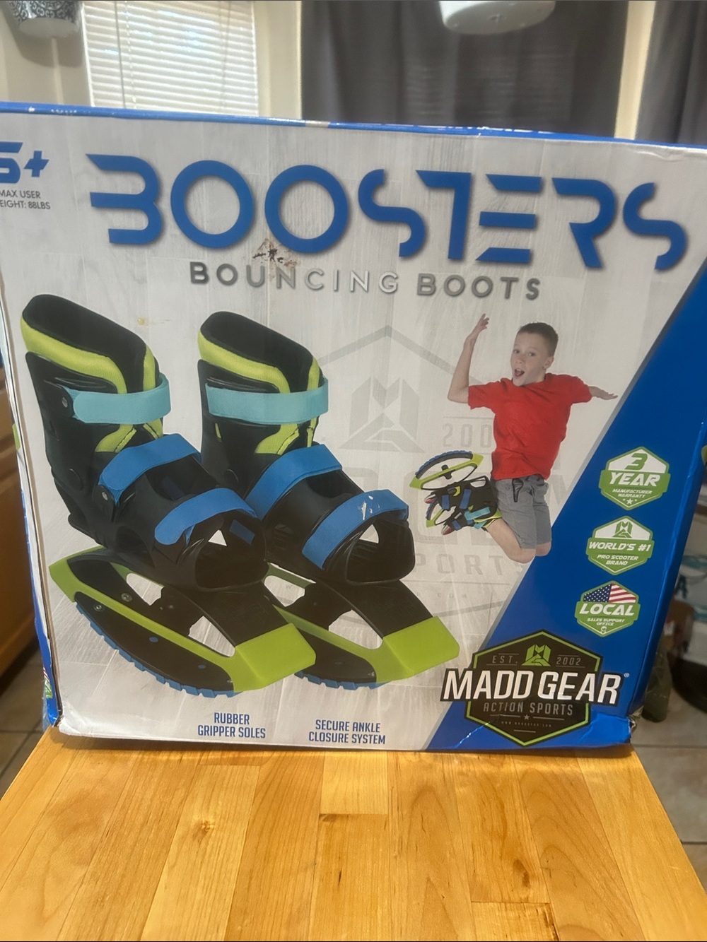 Never used - boosters bouncing boots